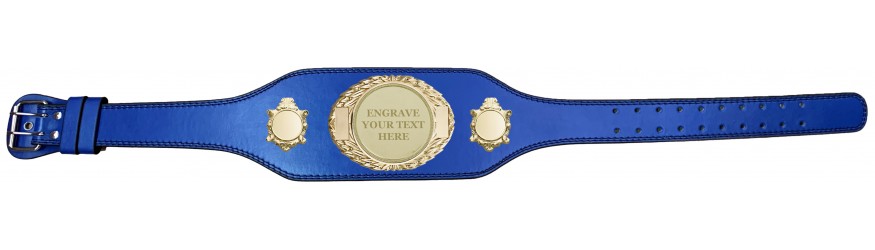 CHAMPIONSHIP BELT - BUD295/G/ENGRAVEG - AVAILABLE IN 4 COLOURS